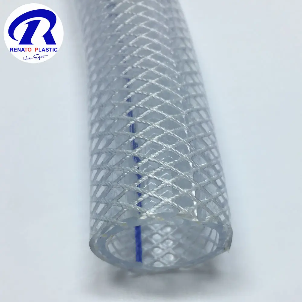 PVC Transparent Fiber Braided Vinyl Tubing